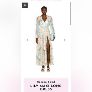 Rococo Sand Lily Maxi Long Dress